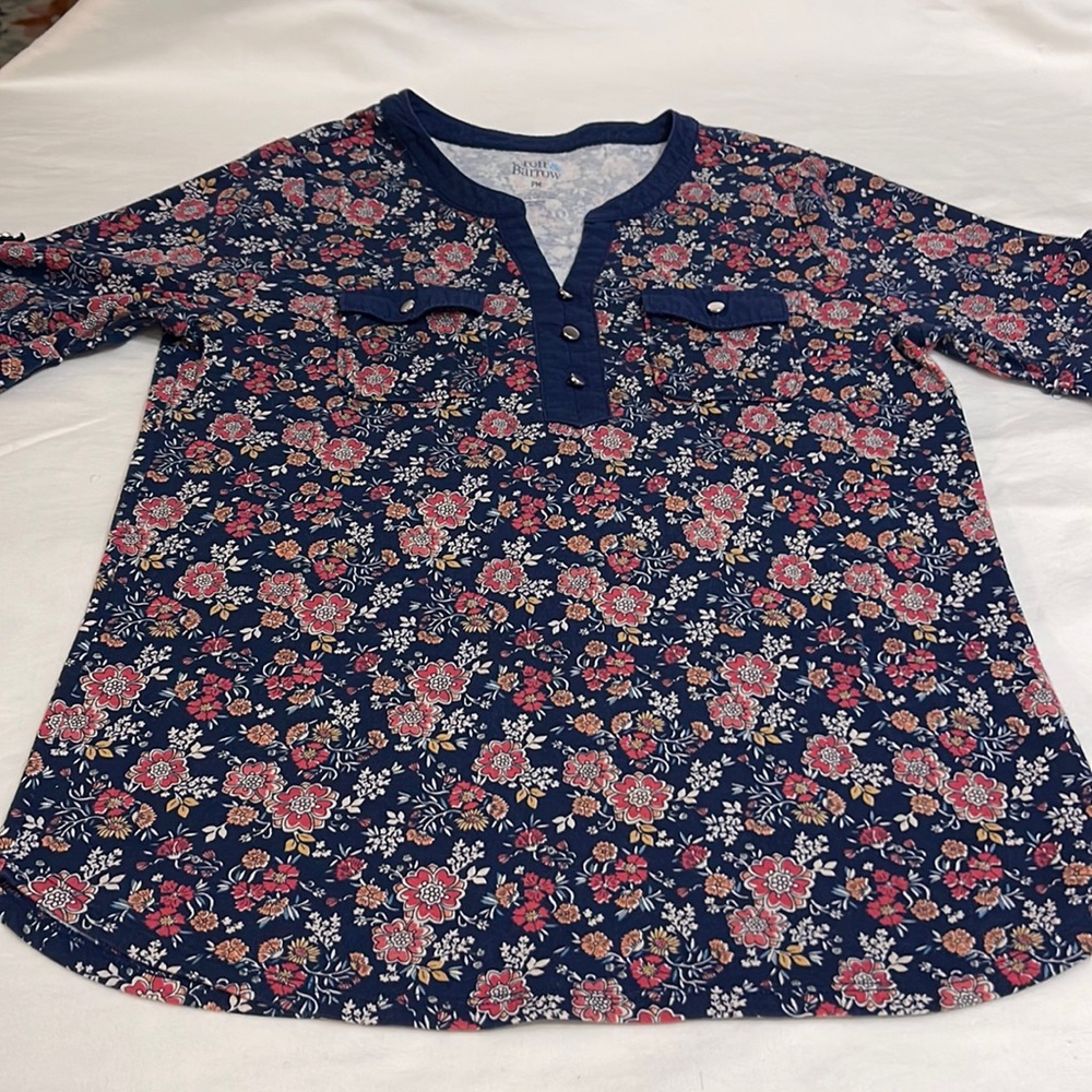 Croft & Barrow Floral PM petites